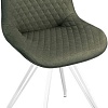 Стул Трия Оливер К4 (белый матовый/микровелюр Jercy Deep Green)