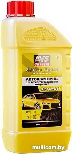 AVS Автошампунь для б/к мойки Active Foam 1 л PF-10