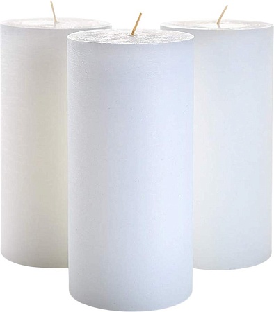 Набор свечей Мелт 150 мм (3 шт, белый)