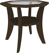 Журнальный столик Кортекс-мебель Лотос-1 км.00169 (венге темный)