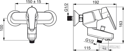 Смеситель Oras Saga 3972Y