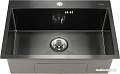Кухонная мойка Melana ProfLine D6545HB (сатин графит, глубина 22 см, сталь 3 мм)