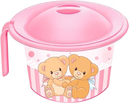 Детский горшок Эльфпласт Кроха 392 (розовый)