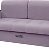 Диван Сириус Лидер-1 ППУ 185x110 (Eva 13 велюр светло-фиолетовый)