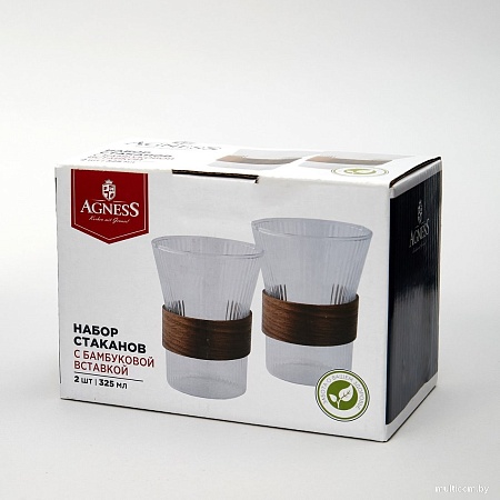 Набор стаканов для воды и напитков Agness 887-268 (2 шт)