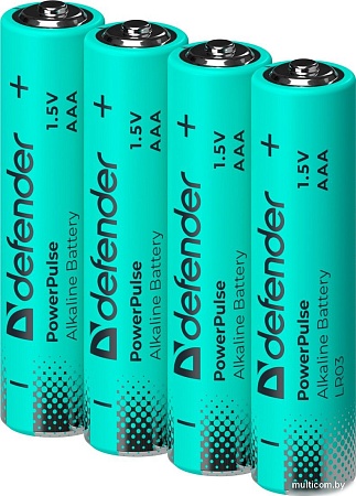 Батарейка Defender LR03-4BL