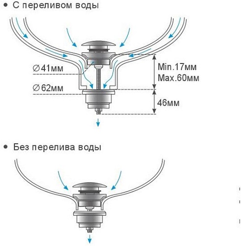 Донный клапан Tim BAR0502B