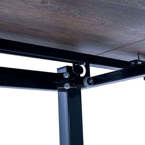 Кухонный стол Мебель Импэкс Leset Париж 1Р (черный-дуб лофт)