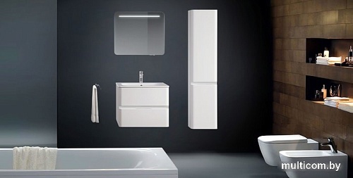 Мебель для ванных комнат Belux Шкаф-полупенал Терра Лайт П30 (правый)