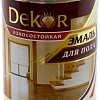 Эмаль Dekor для пола (светлый орех, 0.8 кг)