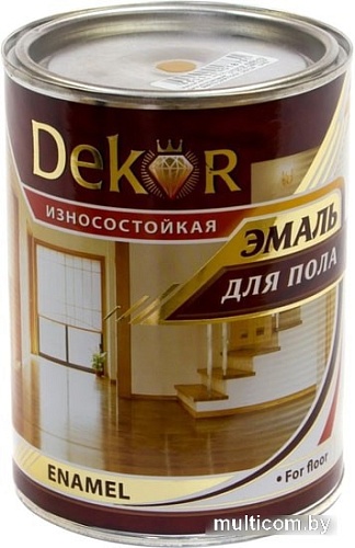 Эмаль Dekor для пола (светлый орех, 0.8 кг)