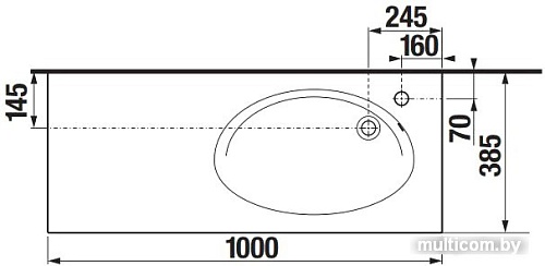 Умывальник Roca Etna 327009000