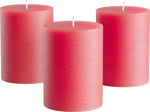 Набор свечей Мелт 100 мм (3 шт, красный)