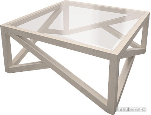 Журнальный столик Millwood Нео Лофт СТ-3 (беленый)