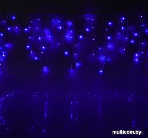 Бахрома Luazon Led-160 (3x0.6 м, синий) [1080175]