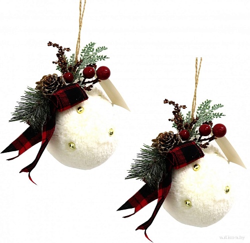 Елочная игрушка Merry Bear E10-18A1485B-3 (2 шт)