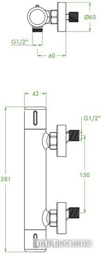 Смеситель Laveo Pretto BAO 74TD