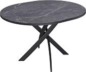 Кухонный стол Kenner R1000 (черный/керамика мрамор черный)