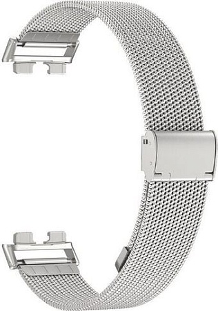 Браслет Rumi Mesh металлический для Huawei Band 8 (серебристый)