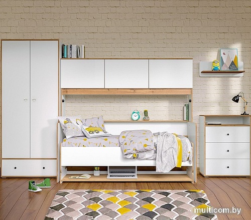 Комод Mobi Вуди 13.293 (белый премиум-дуб золотой Craft)