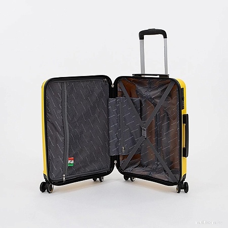 Чемодан-спиннер Francesco Molinary 197-PP1906/2-20YLW (желтый)