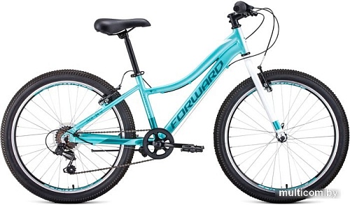 Велосипед Forward Jade 24 1.0 2020 (голубой)