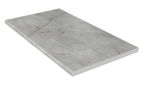 Готовая кухня Интерлиния Тренд 2.7В (луна/белый/серый каспий)