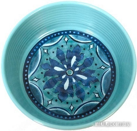Миска TarHong Gibraltar PDR5067PBG (бирюзовый с рисунком)