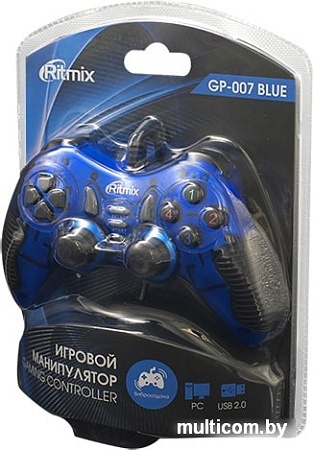 Геймпад Ritmix GP-007 (синий)