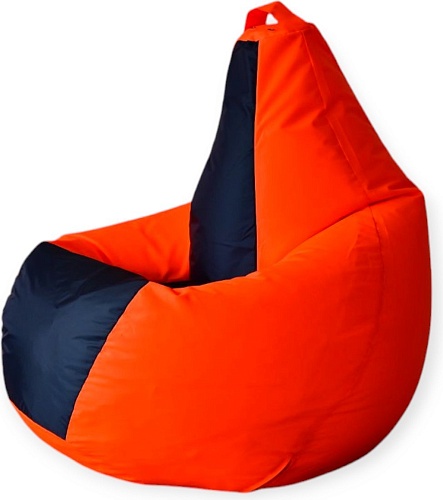 Кресло-мешок Mio Tesoro Груша Kombo XXL GF-130x85-OG (оранжевый/графит)