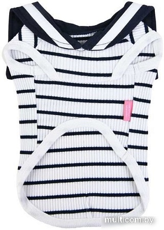 Футболка Pinkaholic Cordelia NAUA-TS7601-OW-M (в полоску, белый)