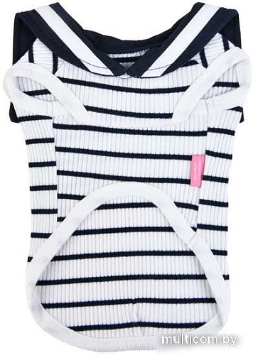 Футболка Pinkaholic Cordelia NAUA-TS7601-OW-M (в полоску, белый)