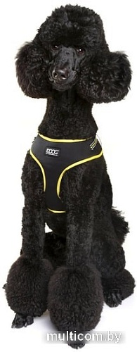 Шлея Doog Neoflex Bolt HARBOLT-XL (черный с желтым кантом)
