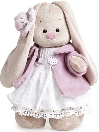 Классическая игрушка Зайка Ми в фиолетовом пальто 25 см StS-033