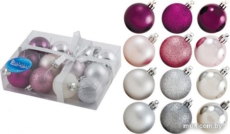 Елочная игрушка Волшебная страна Жемчуг 001273 (12 шт)