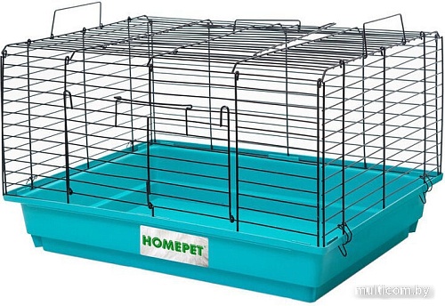 Клетка Homepet №2 81581 (бирюзовый/черный)