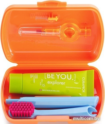 Набор Curaprox BE YOU в оранжевом боксе