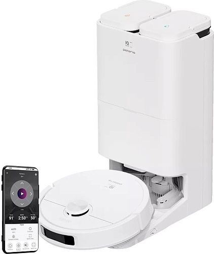 Робот-пылесос Polaris PVCRAC 7790 Wi-Fi IQ Home (белый)
