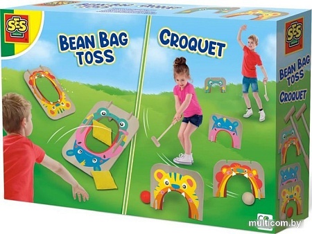 Активная игра SES Creative Крокет и Забрось мешок с бобами 2 в 1 02293