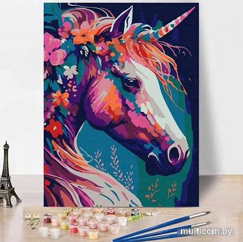 Картина по номерам Red Panda Волшебный единорог p55000