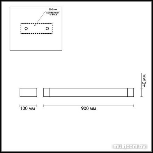 Бра Odeon Light Arno 3888/24WB