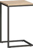 Приставной столик LoftyHome Мальборк 1627779 (дуб сонома/черный)