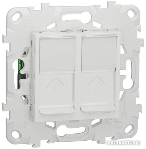 Розетка компьютерная Schneider Electric Unica New NU542018 (Белый)