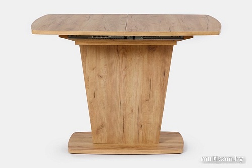 Кухонный стол Mio Tesoro Лацио тип-1 (дуб крафт золотой/металлик)