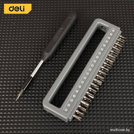 Набор отвертка с битами Deli DL241041 (41 предмет)