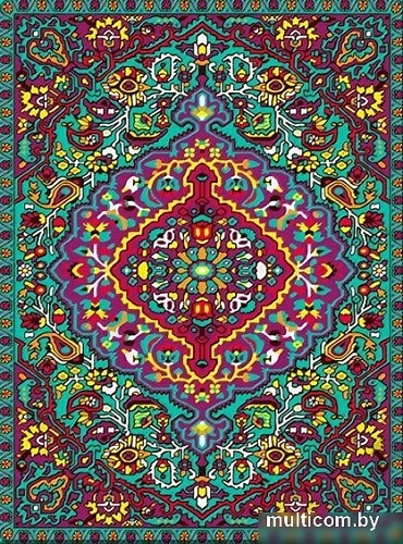 Картина по номерам Молли Восточный ковер 40x50 FHR0614 (зеленый)