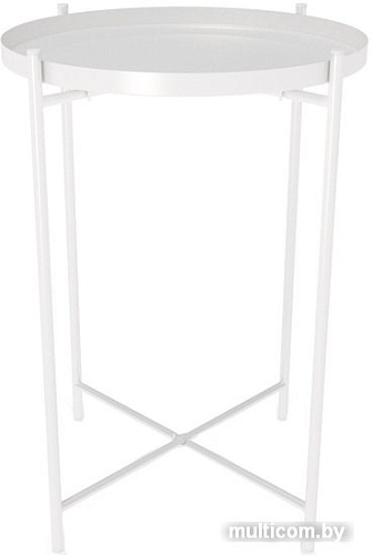 Журнальный столик Sheffilton SHT-CT8 (белый муар)