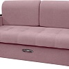 Диван Сириус Лидер-1 НПБ 185x110 (Eva 14 велюр темно-розовый)