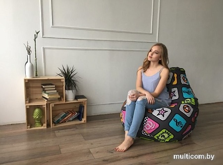 Кресло-мешок DreamBag 50068 (XL, жаккард, planet)