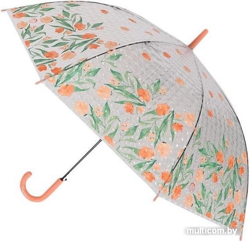Зонт Михи-Михи Цветочки с 3D эффектом (оранжевый)